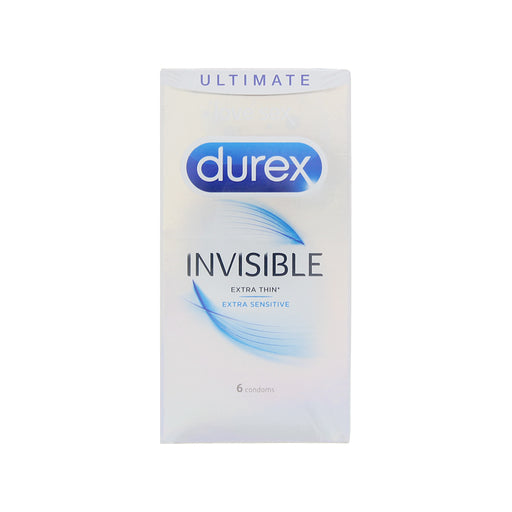 Durex Invisible Extra Thin Condoms 6pcs
