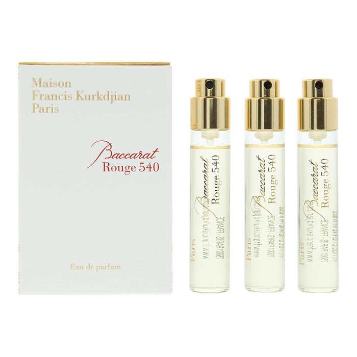 Maison Francis Kurkdijan Baccarat Rouge 540 Eau De Parfum 3 x 11ml