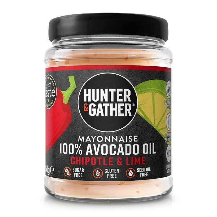 Hunter & Gather Avocado Oil Mayo Chipotle & Lime 250g