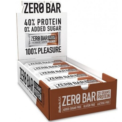 BioTechUSA Zero Bar, Chocolate Chip Cookies - 20 x 50g