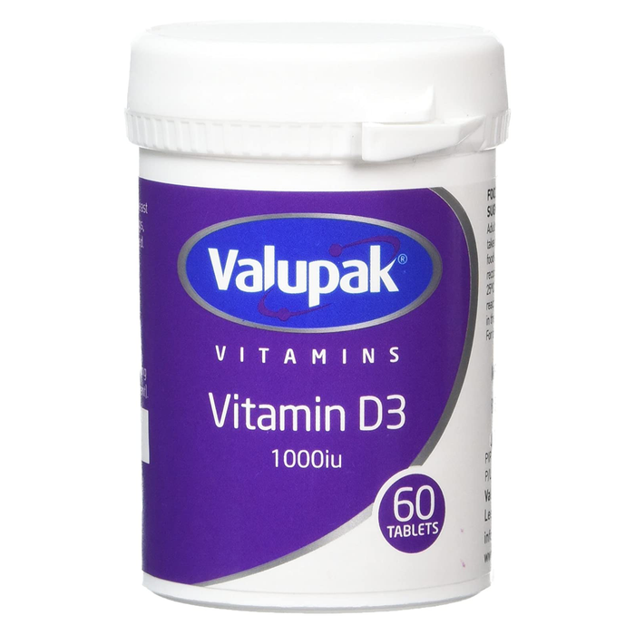 Valupak Vitamin D3 Tablets 1000Iu