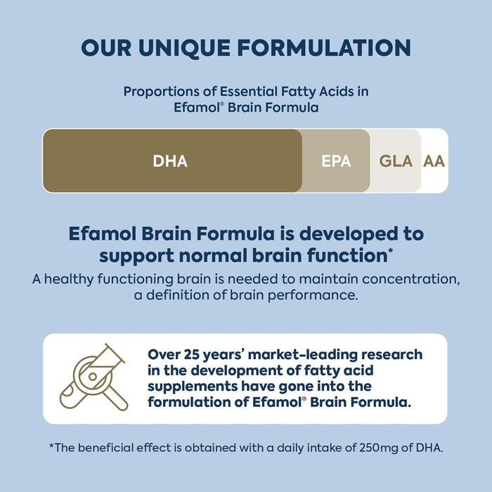 Efamol Brain Efalex Brain Formula 240 Capsules at Health Pharm Formulation 