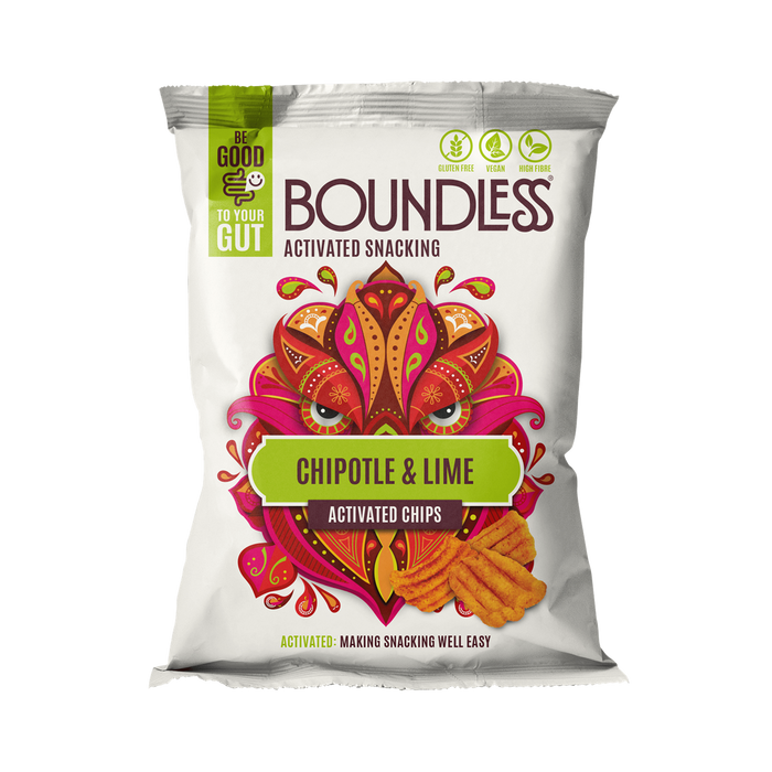 Boundless Activated Chips 10x80g Chipotle and Lime