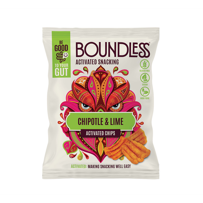Boundless Activated Chips 24x23g Chipotle and Lime