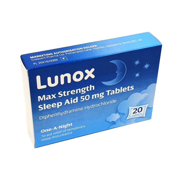 Lunox Max Strength Sleep Aid 50mg