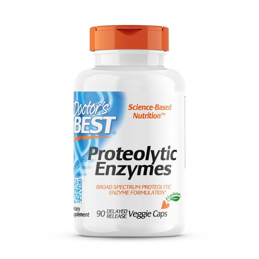 Doctor's Best Proteolytic Enzymes 90 Delayed Release Veggie Capsules | Premium Supplements at HealthPharm.co.uk