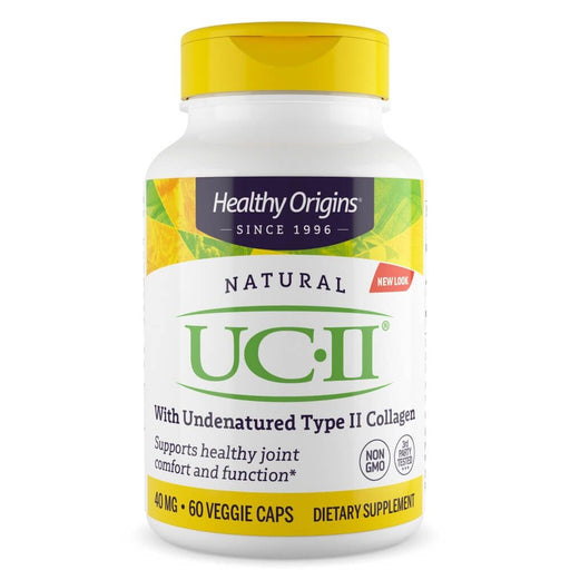 Healthy Origins UC II, Undenatured Type II Collagen 40mg 60 Capsules | Premium Supplements at HealthPharm.co.uk