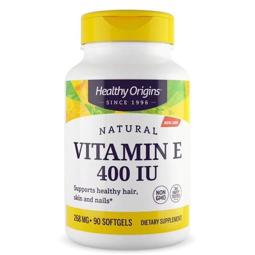 Healthy Origins Vitamin E 400iu 90 Softgels | Premium Supplements at HealthPharm.co.uk
