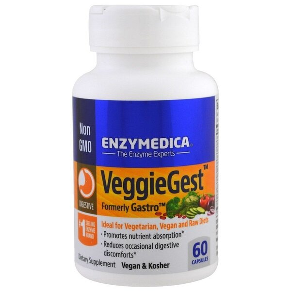 Enzymedica VeggieGest - 60 caps