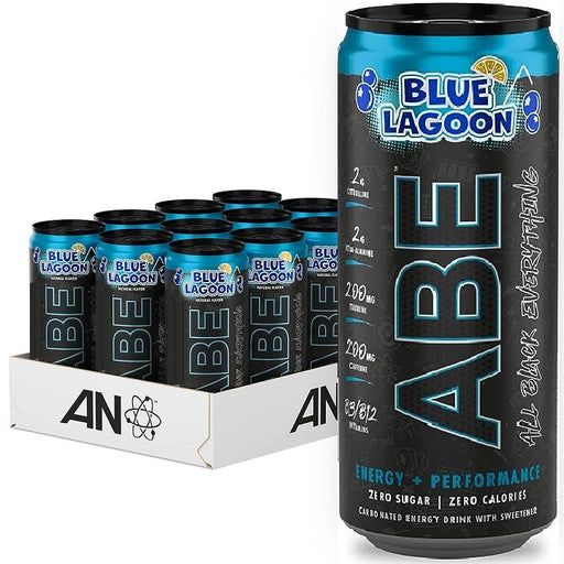 ABE Energy + Performance Cans, Blue Lagoon - 12 x 330 ml.