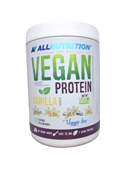 Allnutrition Vegan Protein, Vanilla - 500g
