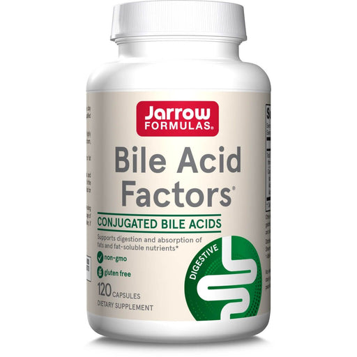Jarrow Formulas Bile Acid Factors 120 Capsules | Premium Supplements at HealthPharm.co.uk