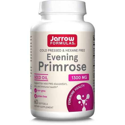 Jarrow Formulas Evening Primrose 1300mg 60 Softgels | Premium Supplements at HealthPharm.co.uk