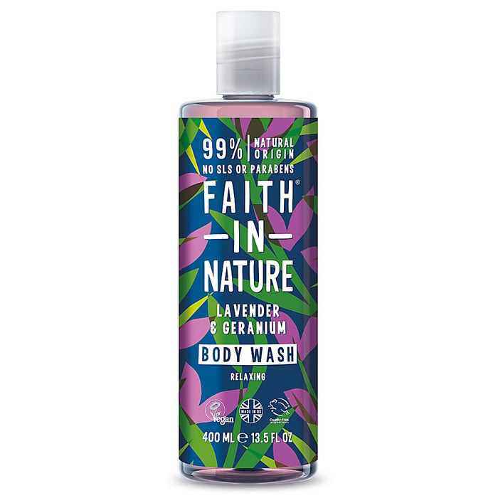 Faith In Nature Lavender and Geranium Body Wash 400ml