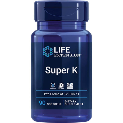 Life Extension Super K 90 Softgels | Premium Supplements at HealthPharm.co.uk