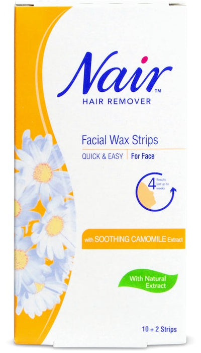 Nair Chamomile Face Wax Strips