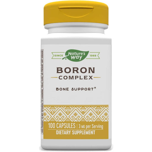 Nature's Way Boron Complex 3mg 100 Capsules | Premium Supplements at HealthPharm.co.uk