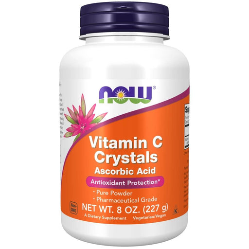 NOW Foods Vitamin C Crystals 8oz (227g) | Premium Supplements at HealthPharm.co.uk