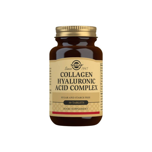 Solgar Collagen Hyaluronic Acid Complex Tablets Pack of 30 | Premium Supplements at HealthPharm.co.uk