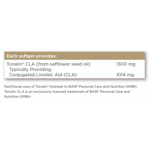 Solgar Tonalin CLA Softgels Pack of 60 | Premium Supplements at HealthPharm.co.uk