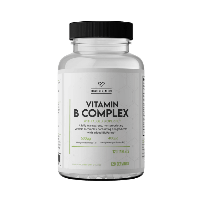 Supplement Needs Advanced Vitamin B Complex 120 Tablets 