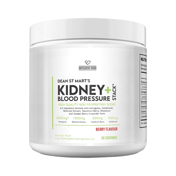Supplement Needs Kidney And Blood Pressure Stack 30 Servings 