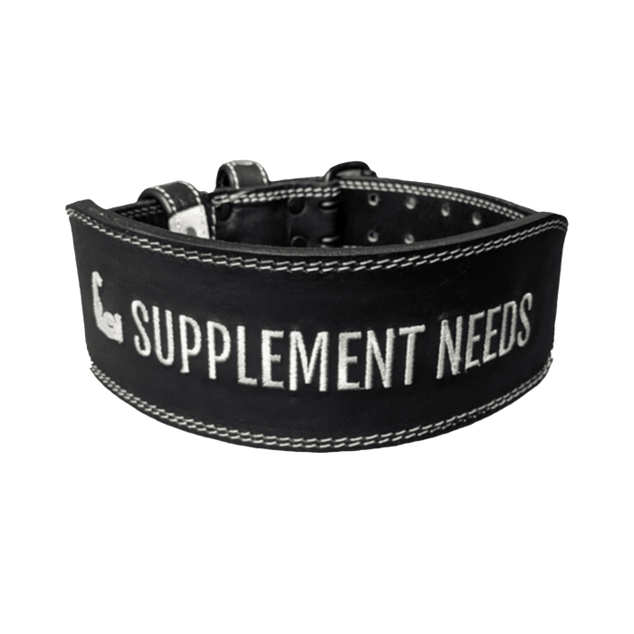 Supplement Needs SN Genuine Leather Weightlifting Belt W/Case 
