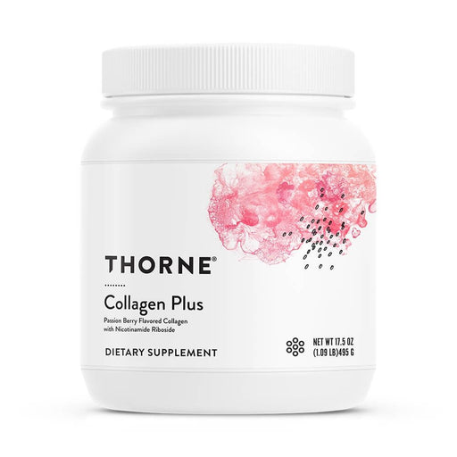 Thorne Research Collagen Plus 17.5 oz (495g) Passion Berry Flavoured | Premium Supplements at HealthPharm.co.uk