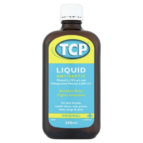 TCP Liquid Antiseptic Original Bottle 200ml