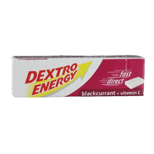 Dextro Energy Blackcurrant + Vitamin C 14 Dextrose Tablets 47g