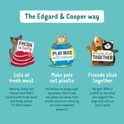 Edgard & Cooper Dog On The Go Bar Beef 25g