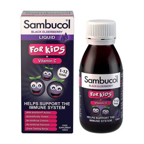 Sambucol Natural Black Elderberry for Kids 120ml