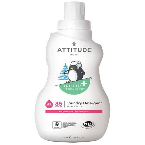 Attitude Baby Laundry Detergent Fragrance Free 1.05L | 35 Loads