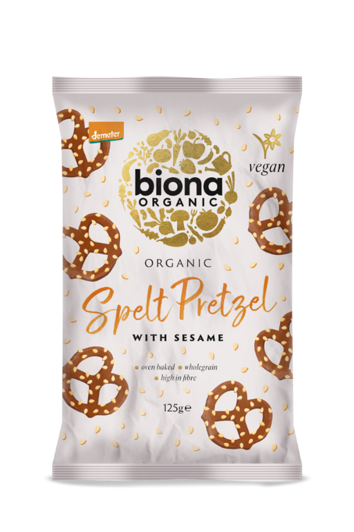 Biona Organic Spelt Pretzel with Sesame 125g