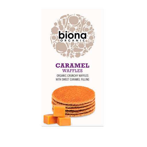 Biona Organic Caramel Waffles 175g