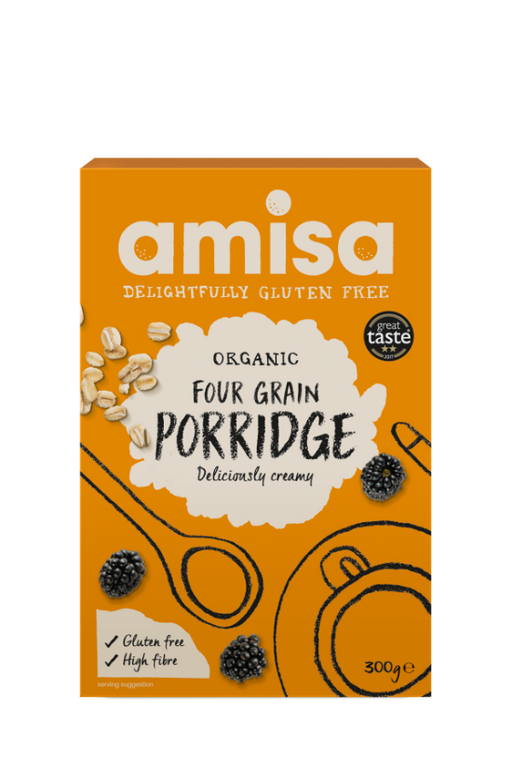 Amisa Organic Gluten Free 4 Grain Porridge 300g