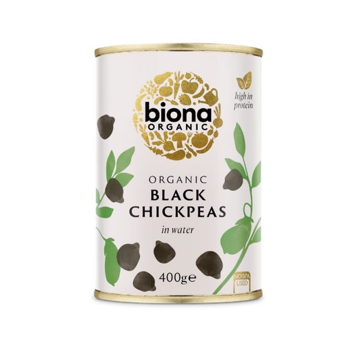 Biona Organic Black Chickpeas 400g