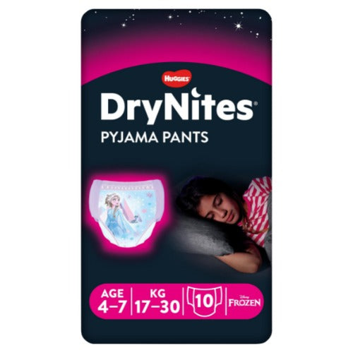DryNites Pyjama Pants Girl 4-7 Years x 10