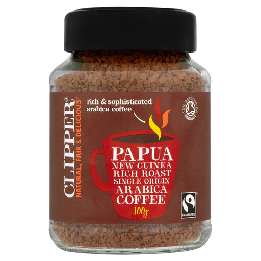 Clipper Papua New Guinea Rich Roast Single Origin Arabica Coffee 100g Clipper