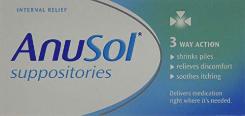 Best Price on Anusol - Suppositories Treatment for Haemorrhoids - Shinks piles, relieves discomfort & soothes itching - 24 Suppositories