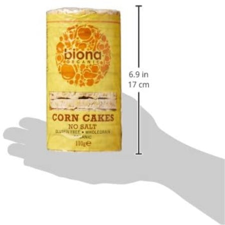 Biona Organic Corn Cakes - No Salt 110g