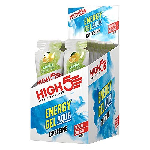 High 5 Energy Gel Aqua Citrus Caffeine 20x66g
