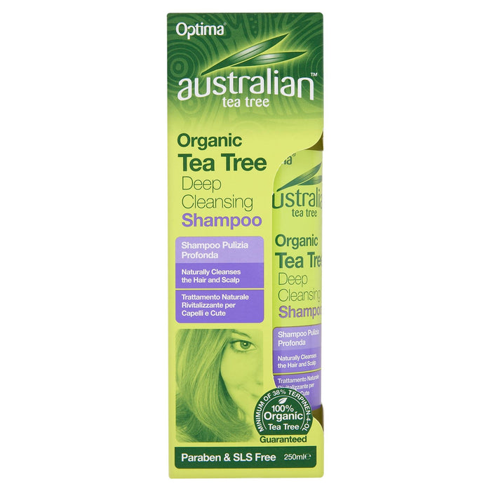 Australian Organic Tea Tree Deep Cleansing Shampoo 250ml