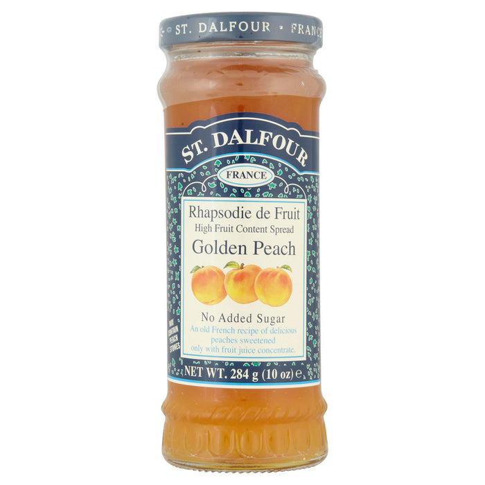 St. Dalfour Golden Peach High Fruit Content Spread 284g