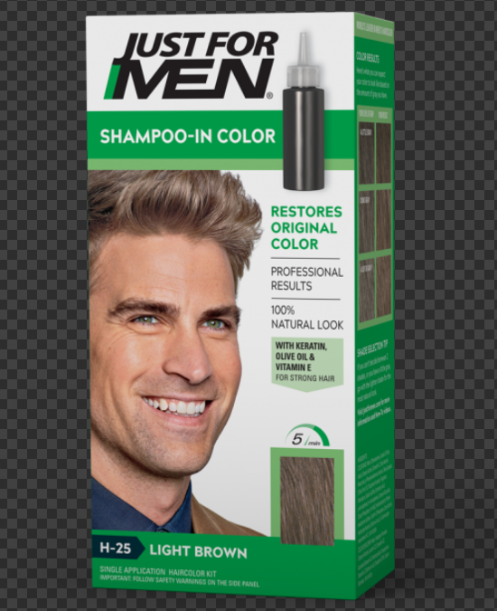 Just For Men Shampoo-In Haircolour Light Brown H-25