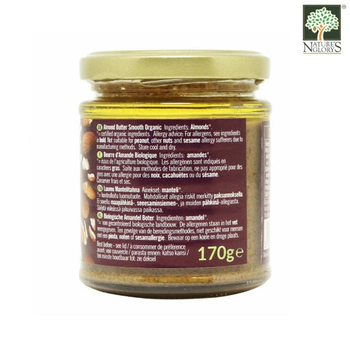 Biona Organic Smooth Almond Butter 170g