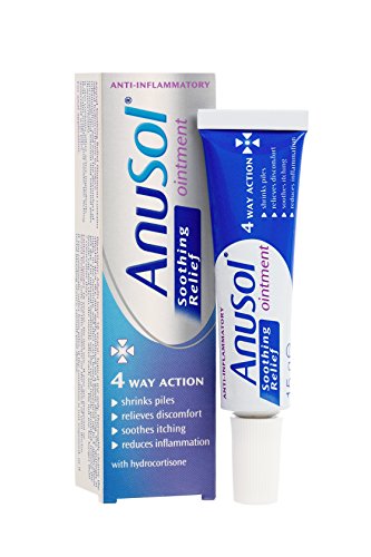 Best Price on Anusol - Soothing Relief Ointment - Shrinks piles, relieves discomfort, Soothes Itching & Reduces inflammation - 15g