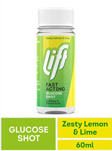 Lift Fast Acting Glucose Shot Lemon & Lime Flavour Previously Glucojuice 60ml