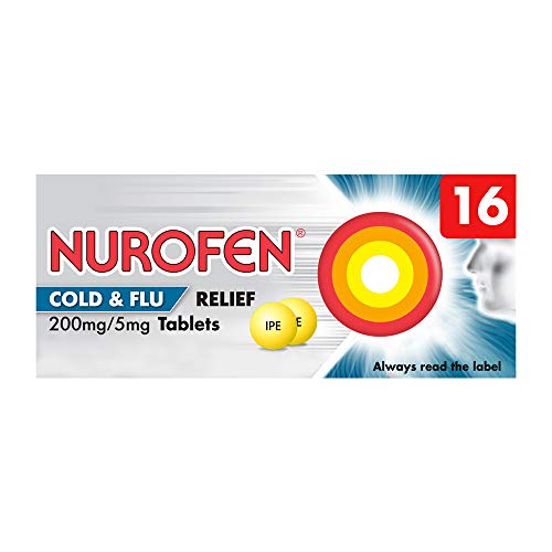 Nurofen Cold & Flu Tablets 16s 200mg/5mg