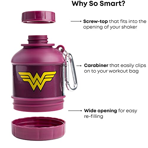 Smartshake Whey2Go Funnel Black Protein Powder Storage Container 50g – BPA  Free Shaker Bottle Funnel for Whey Protein Powder + Protein Shakes 110ml